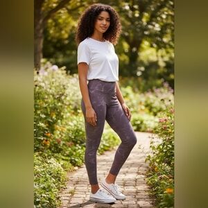 Womens Purple Leggings